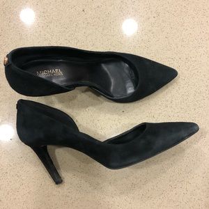 Michael Kors Black Suede Pumps